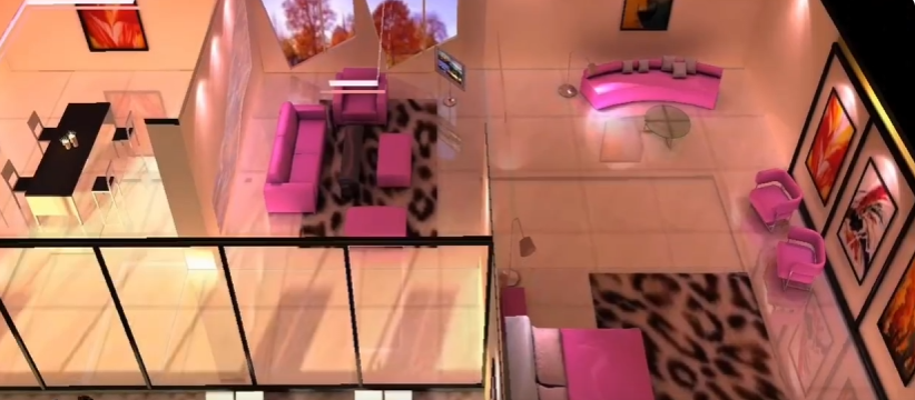 Pink Pool Room